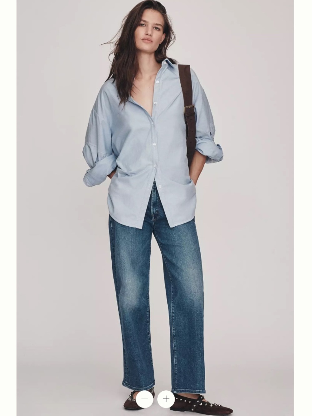 MOTHER The Maven Ankle Mid-Rise Wide-Leg Jeans